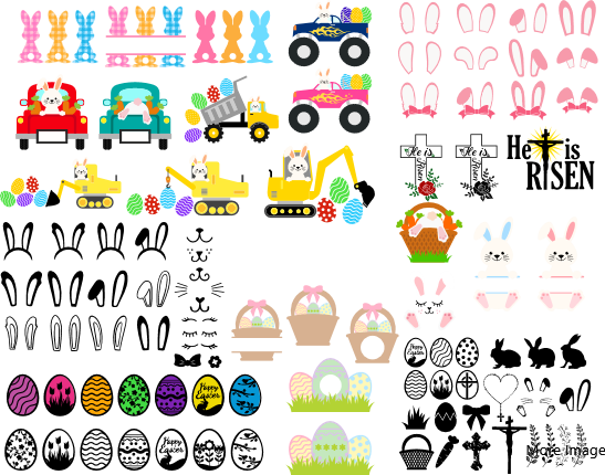 ester-bundle-eggs-trucks-bunny-free-svg-file-SvgHeart.Com