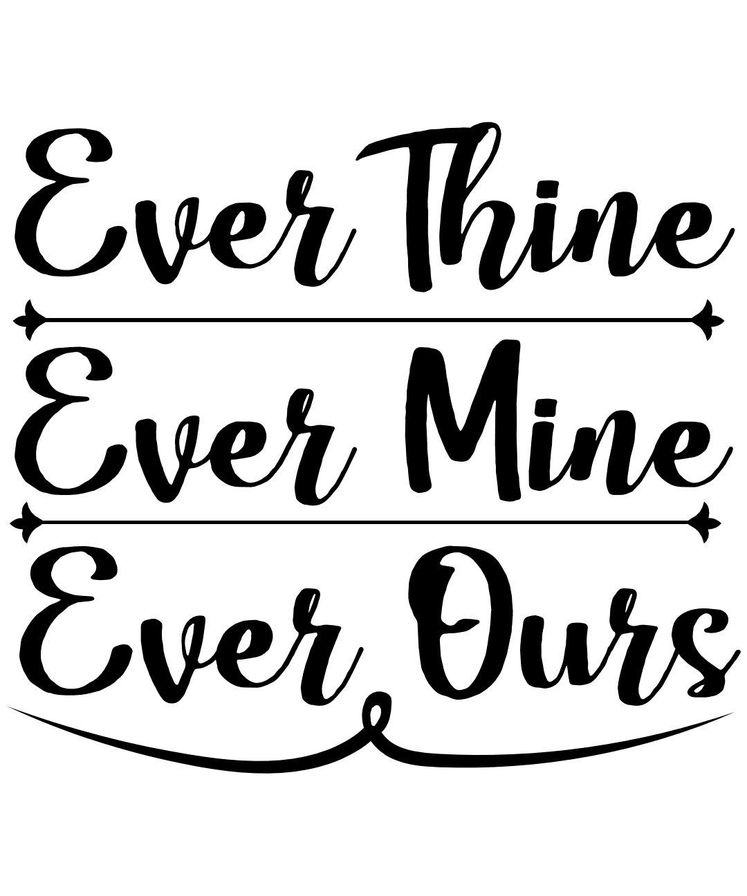 ever-thine-ever-mine-ever-ours-wedding-free-svg-file-SvgHeart.Com