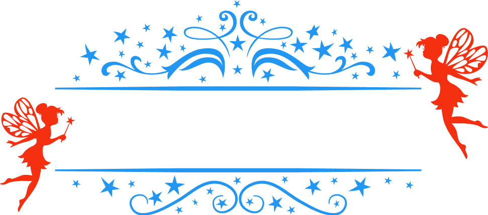 fairy-split-text-frame-baby-room-decoration-free-svg-file-SvgHeart.Com