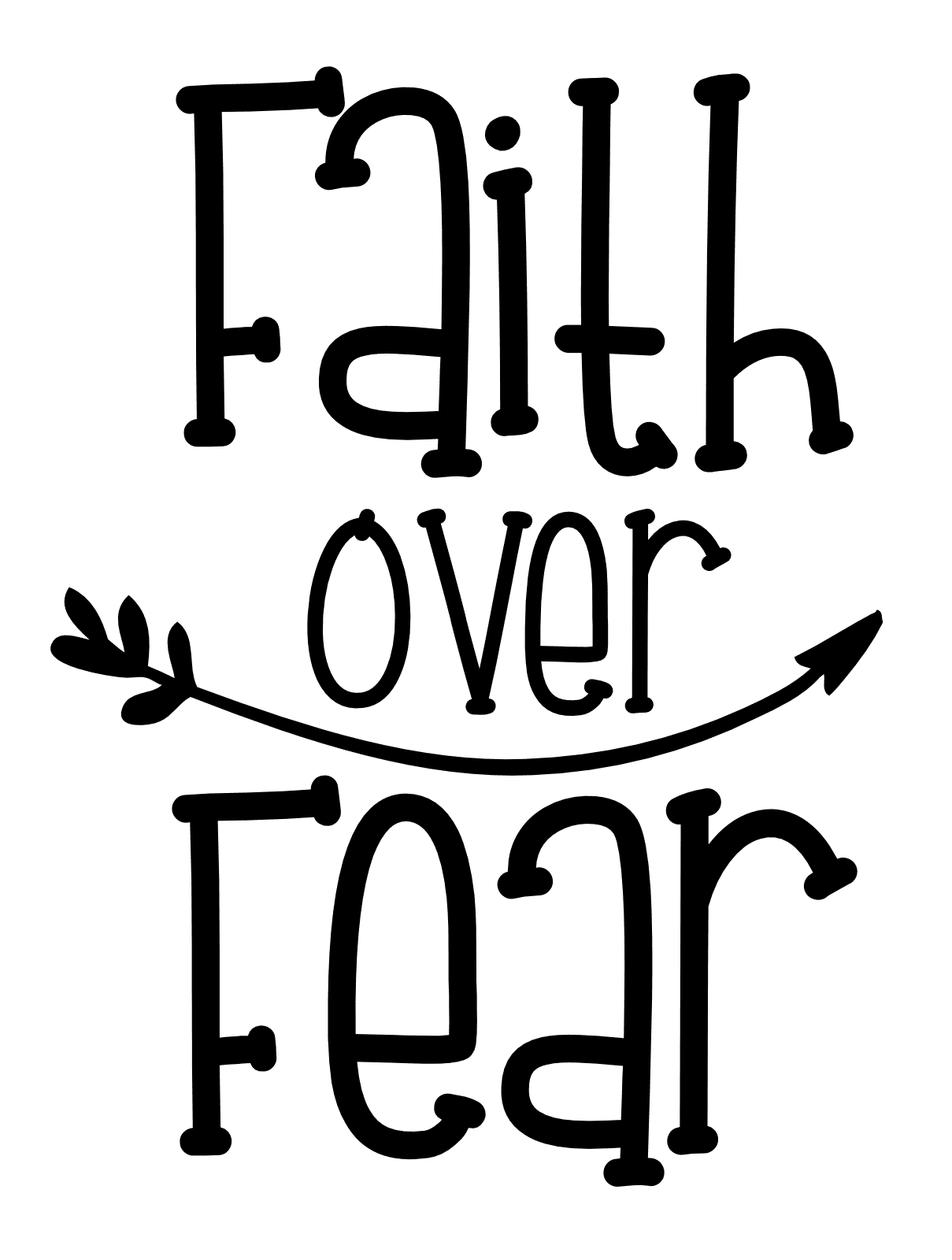 Faith Over Fear Svg Faith Heart Svg Jesus Svg Religio - vrogue.co