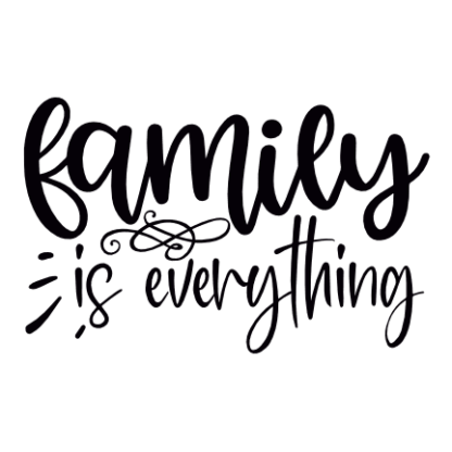 Family Is Everything, Happiness Free Svg File - SVG Heart