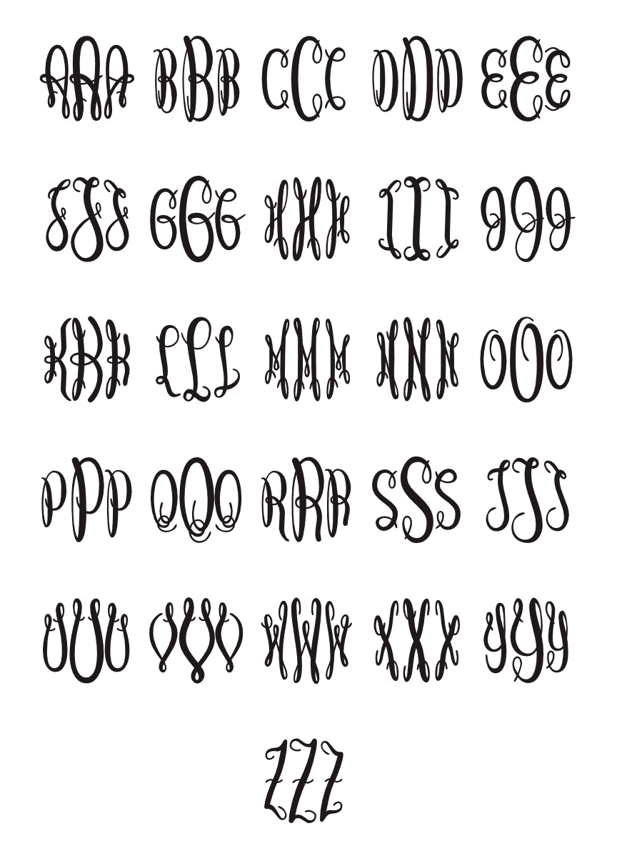 fancy-monogram-font-letters-alphabet-free-svg-files-SvgHeart.Com