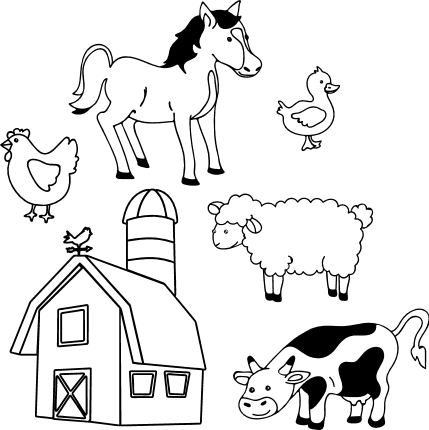 farm-bundle-horse-sheep-barn-cow-free-svg-file-SvgHeart.Com