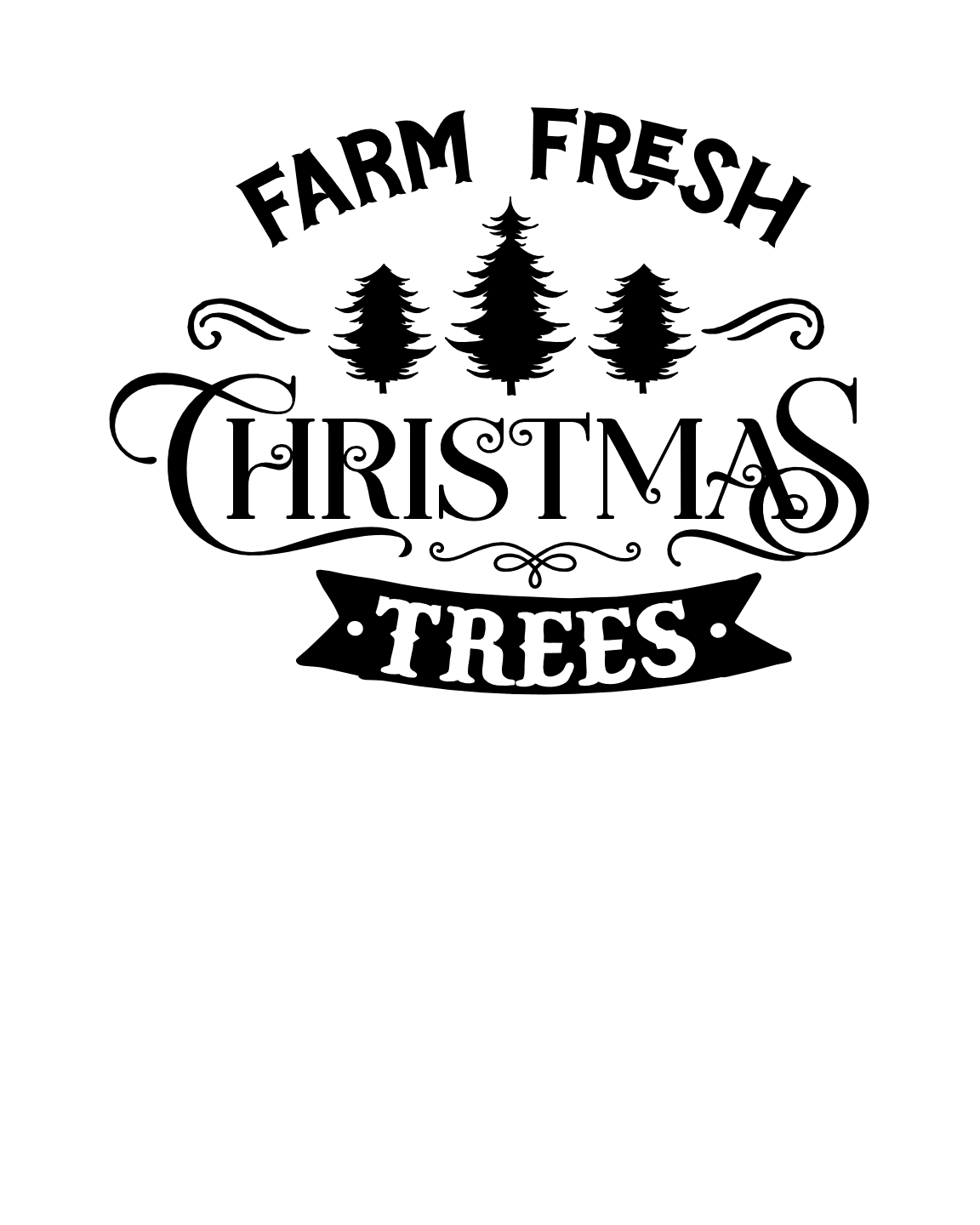 Farm Fresh Christmas Trees, Holiday Free Svg File - SVG Heart