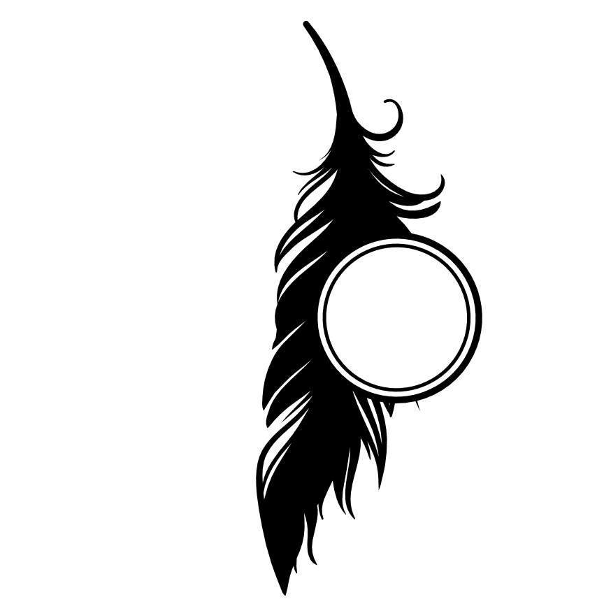 feather-monogram-decoration-free-svg-file-SvgHeart.Com