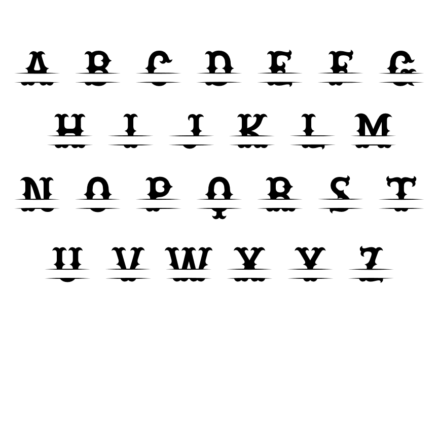 fish-tail-split-monogram-font-alphabet-letters-free-svg-files-SvgHeart.Com