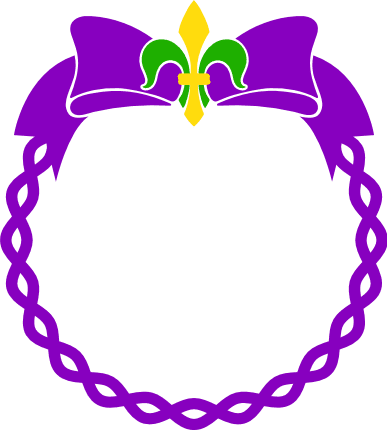 fleur-with-bow-monogram-frame-mardi-gras-carnival-free-svg-file-SvgHeart.Com