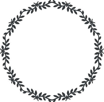 Circle Floral Frame SVG Cut File  Monogram Svg - ETC Craft Marketplace