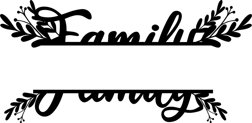 floral-family-split-text-frame-sign-free-svg-file-SvgHeart.Com