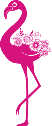 floral-flamingo-flowers-summer-free-svg-file-SvgHeart.Com