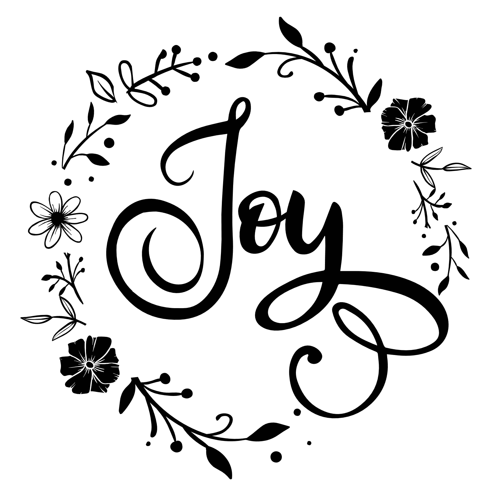 floral-joy-sign-christmas-free-svg-file-SvgHeart.Com