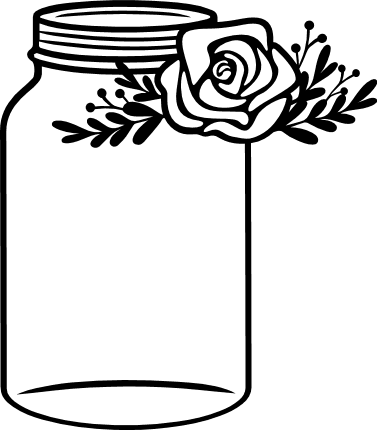floral-mason-jar-decorative-free-svg-file-SvgHeart.Com