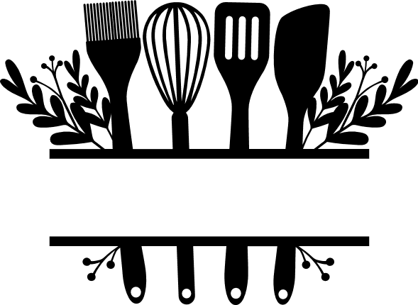 Kitchen SVG/ Cooking SVG/ Kitchen Clipart/ Cooking Utensils SVG/ Cut Files/  Silhouette/ Cricut