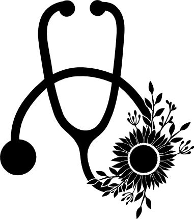 floral-stethoscope-silhouette-medical-free-svg-file-SvgHeart.Com