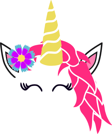 floral-unicorn-head-fantasy-animal-free-svg-file-SvgHeart.Com