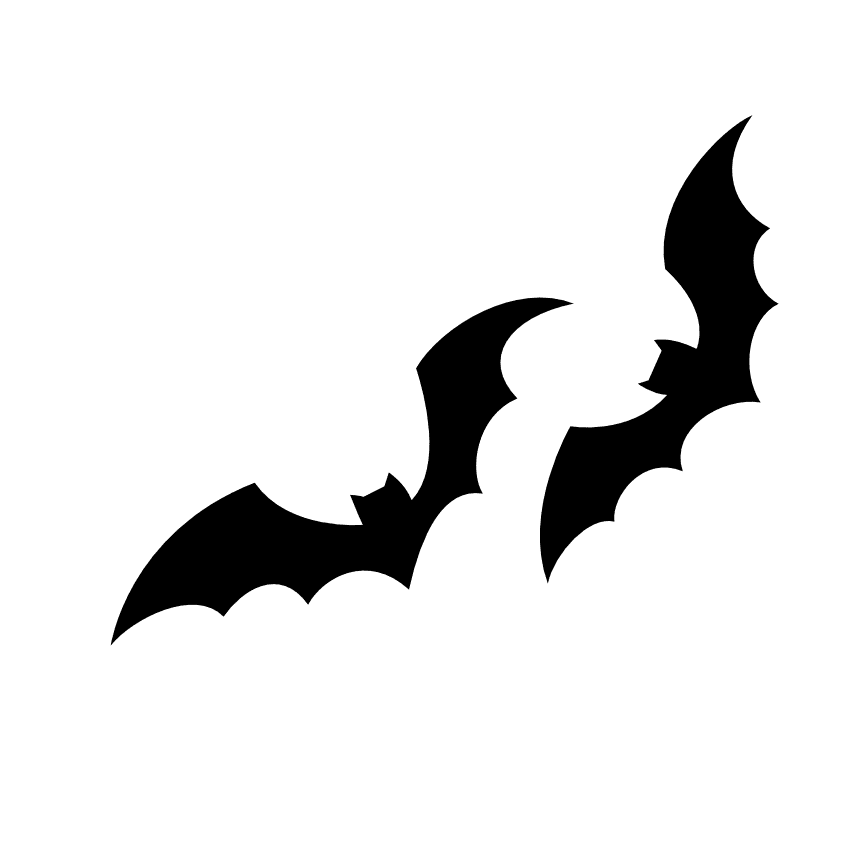 Flying Bats, Halloween Free Svg File - SVG Heart