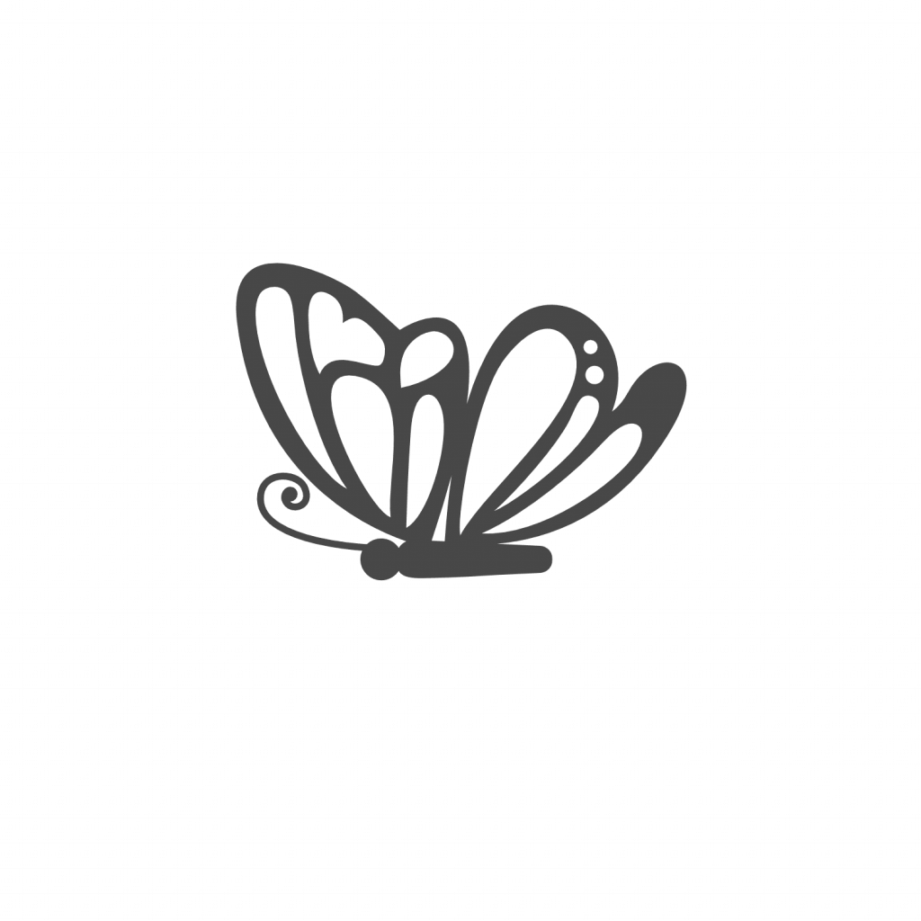 Flying Butterfly, Decoration SVg File - SVG Heart