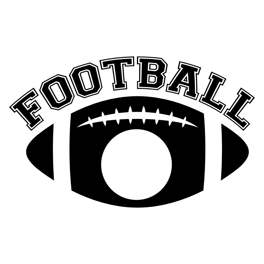 Football Ball Monogram, Sport Free Svg File - SVG Heart