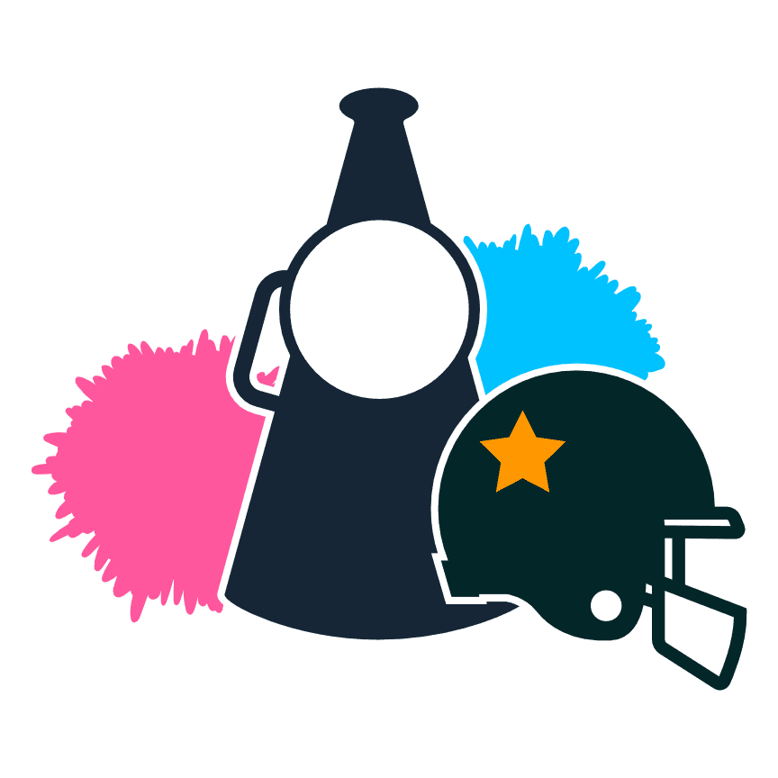football-helmet-megaphone-monogram-cheerleader-free-svg-file-SvgHeart.Com