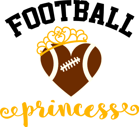 football-princess-heart-shape-ball-with-crown-sport-girl-free-svg-file-SvgHeart.Com