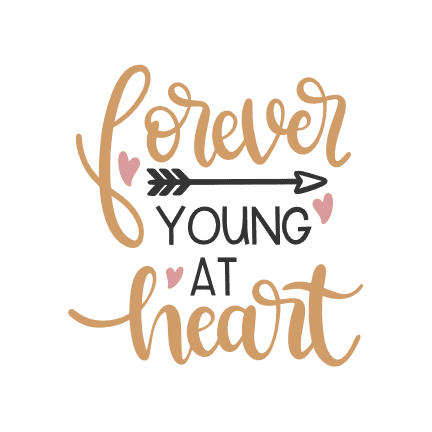 forever-young-at-heart-motivational-free-svg-file-SvgHeart.Com