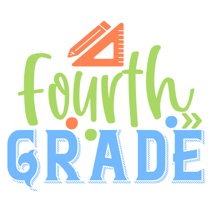 fourth Grade, Elementary School Free Svg File - SVG Heart