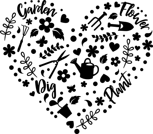 gardening-heart-shape-planting-dig-flowers-plant-free-svg-file-SvgHeart.Com