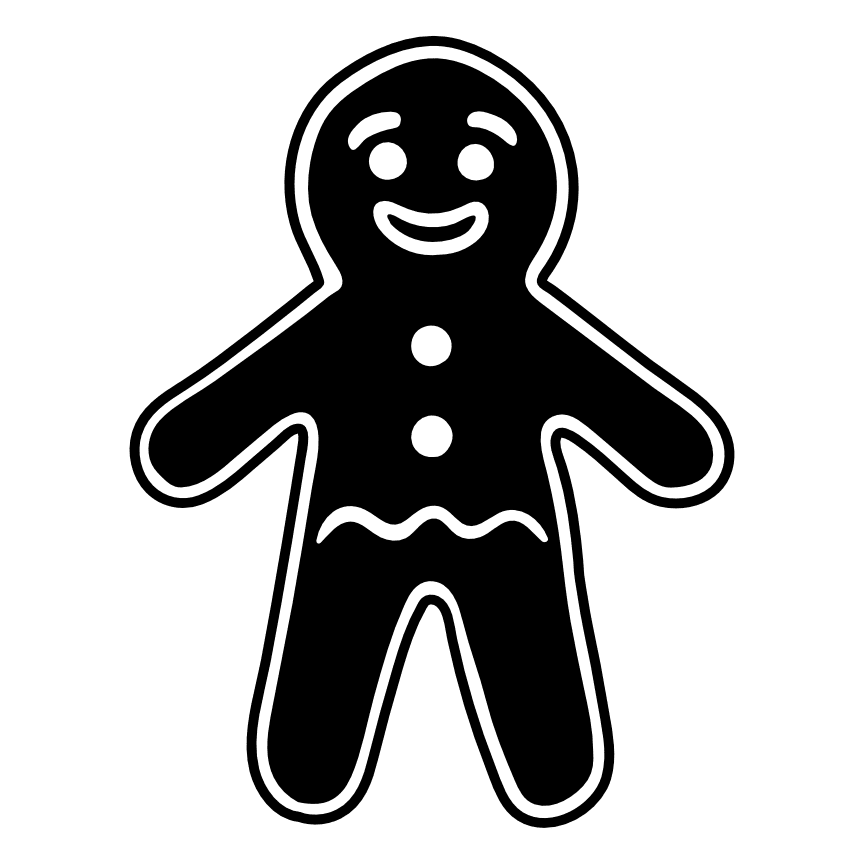ginger-bread-man-silhouette-christmas-free-svg-file-SvgHeart.Com