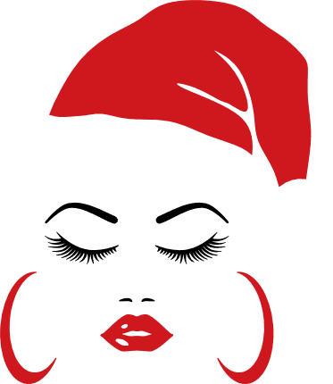 girl-face-with-santa-hat-christmas-free-svg-file-SvgHeart.Com