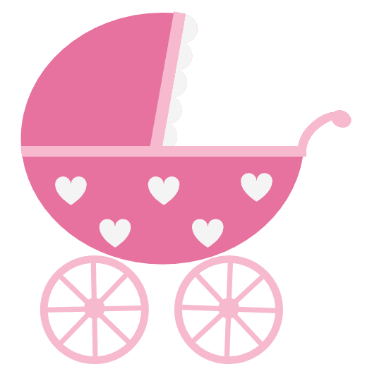 girl-pram-baby-carriage-free-svg-file-SvgHeart.Com