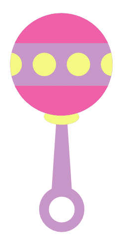 girl-rattle-shaker-toy-free-svg-file-SvgHeart.Com