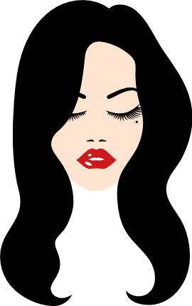 girl-with-long-hair-and-closed-eyes-fashion-free-svg-file-SvgHeart.Com
