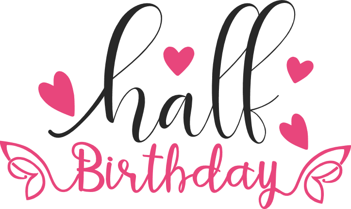 half-birthday-6-months-baby-free-svg-file-SvgHeart.Com