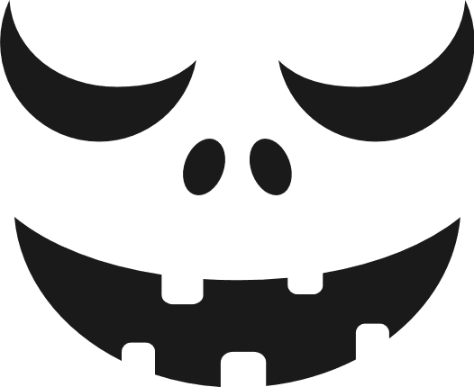 halloween-face-scary-free-svg-file-SvgHeart.Com
