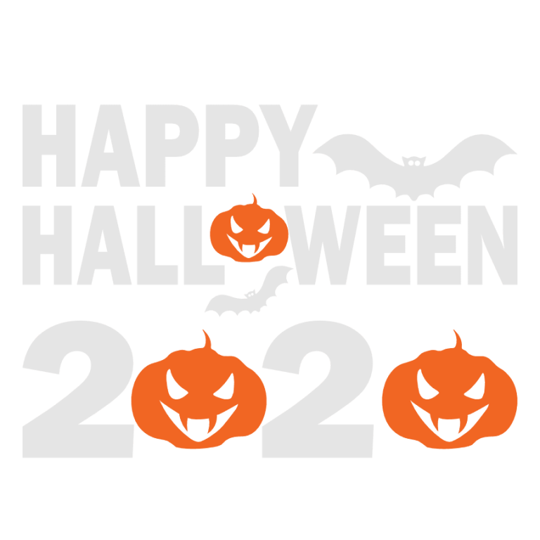 Happy Halloween 2020, Ghost Pumpkin, Halloween Bat SVg File SVG Heart
