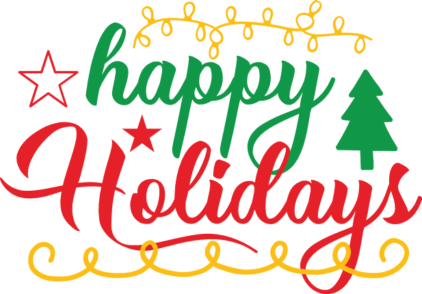 happy-holidays-tree-christmas-free-svg-file-SvgHeart.Com