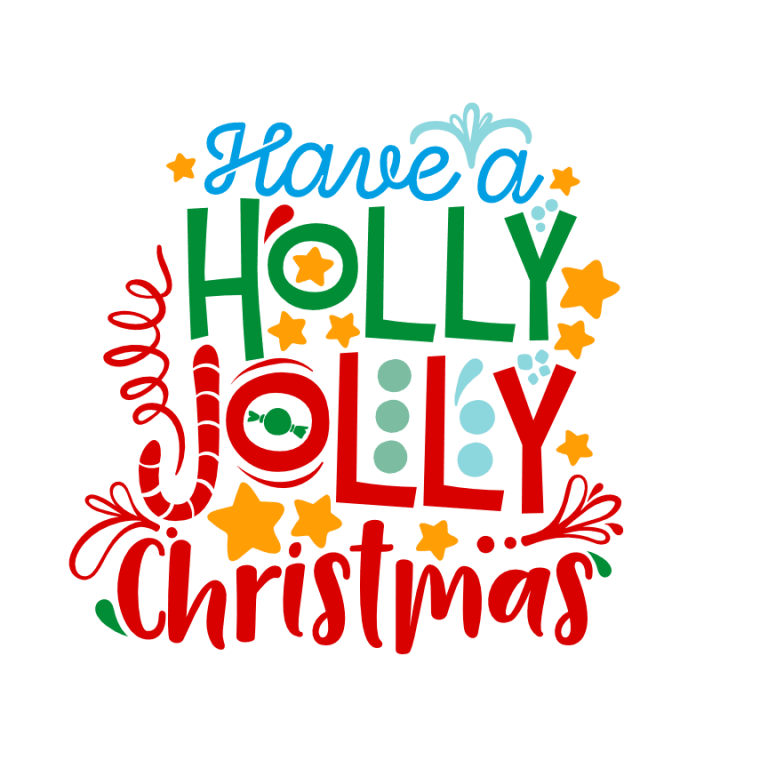 Have A Holly Jolly Christmas Free Svg File SVG Heart