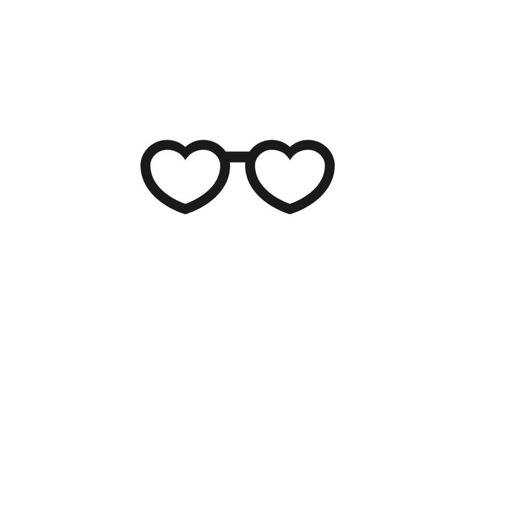 Heart Eyeglasses, Love Free Svg File SVG Heart
