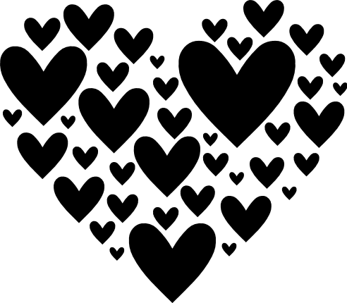 heart-made-of-hearts-love-valentines-day-free-svg-file-SvgHeart.Com