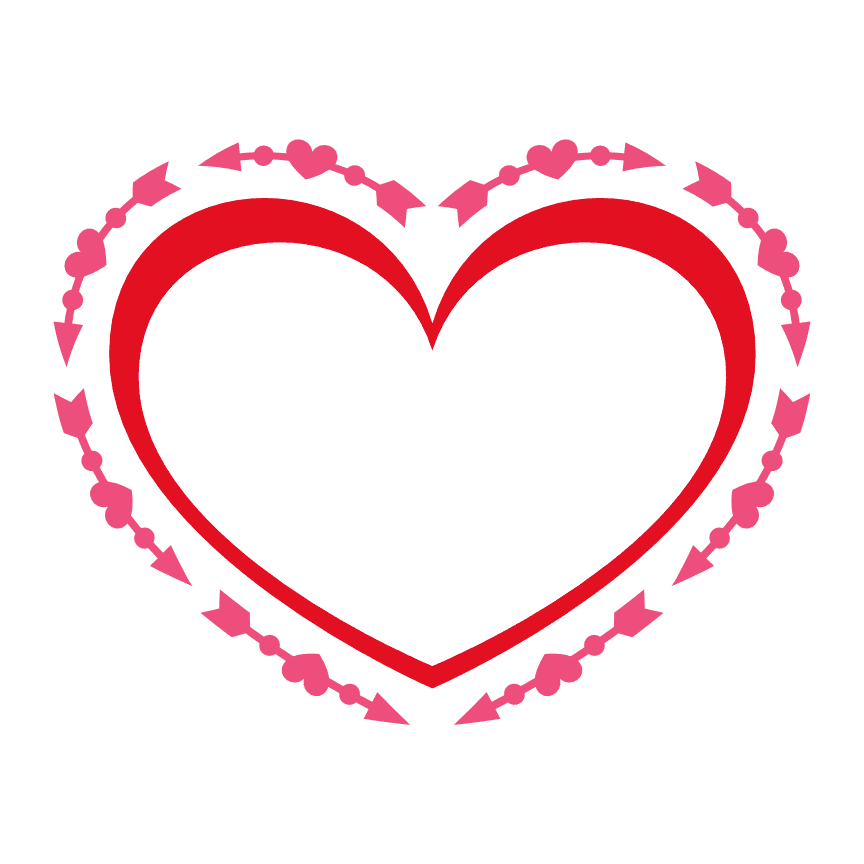 heart-shape-arrow-love-valentines-day-free-svg-file-SvgHeart.Com