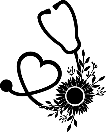 heart-shape-stethoscope-floral-nurse-free-svg-file-SvgHeart.Com