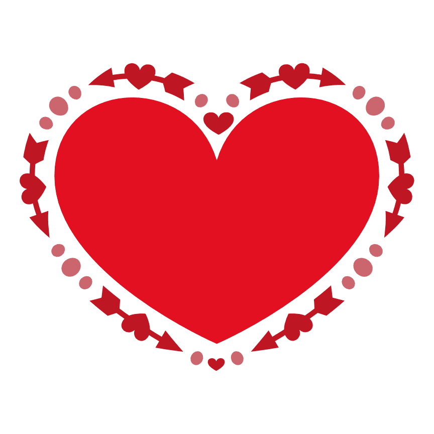 heart-shape-with-arrow-valentines-day-love-free-svg-file-SvgHeart.Com