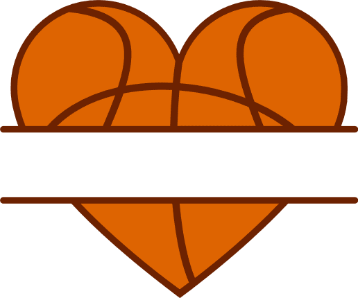 heart-split-text-frame-basketball-sport-free-svg-file-SvgHeart.Com