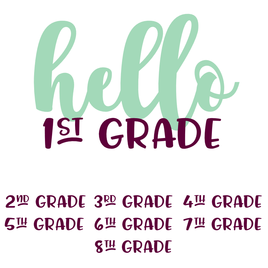 hello-1st-grade-free-svg-file-SvgHeart.Com