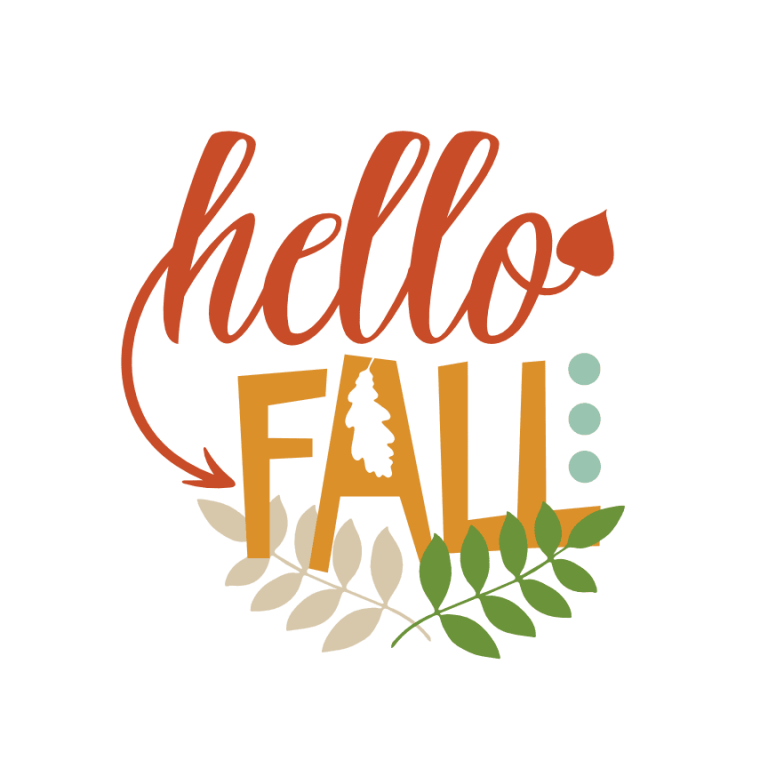 Hello Fall Free Svg File - SVG Heart