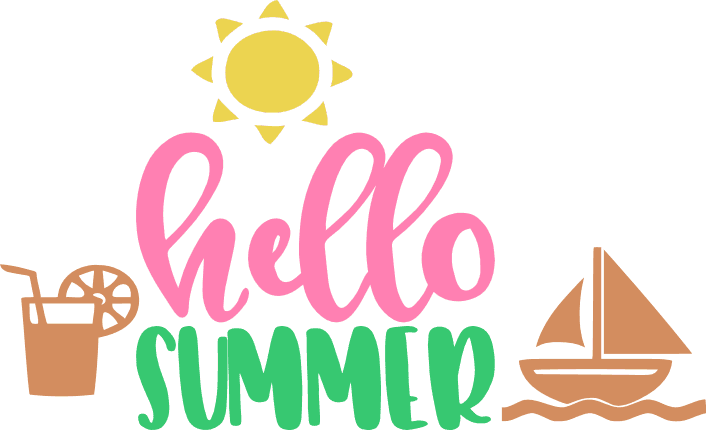 hello-summer-drink-boat-vacation-free-svg-file-SvgHeart.Com