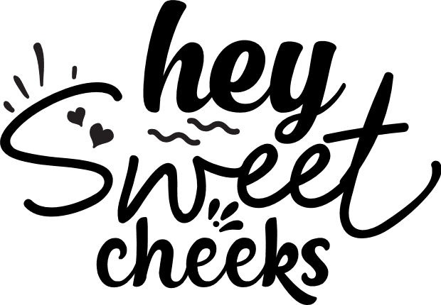 hey-sweet-cheeks-cute-baby-onesie-free-svg-file-SvgHeart.Com