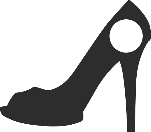 high-heel-shoe-monogram-frame-girl-free-svg-file-SvgHeart.Com