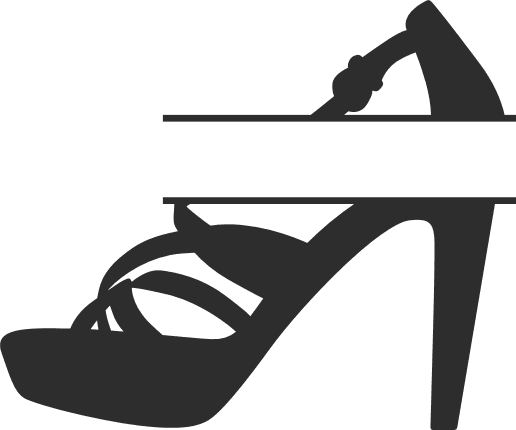 high-heel-shoe-split-text-frame-girl-free-svg-file-SvgHeart.Com