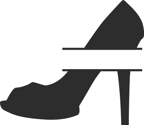 high-heel-shoe-split-text-frame-girl-free-svg-file-SvgHeart.Com